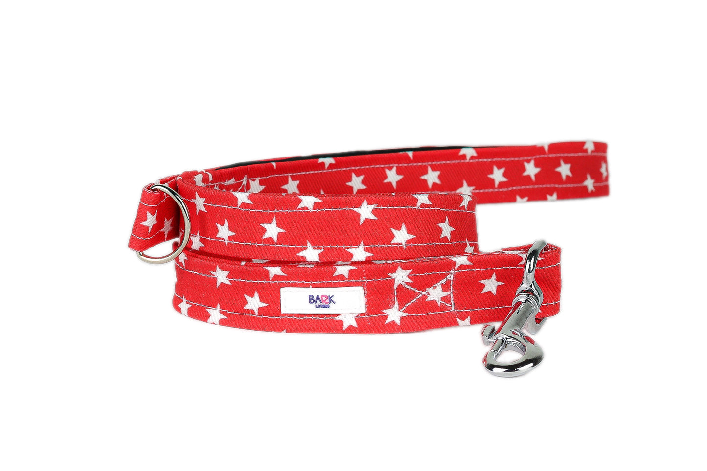 Red Stars Dog Leash