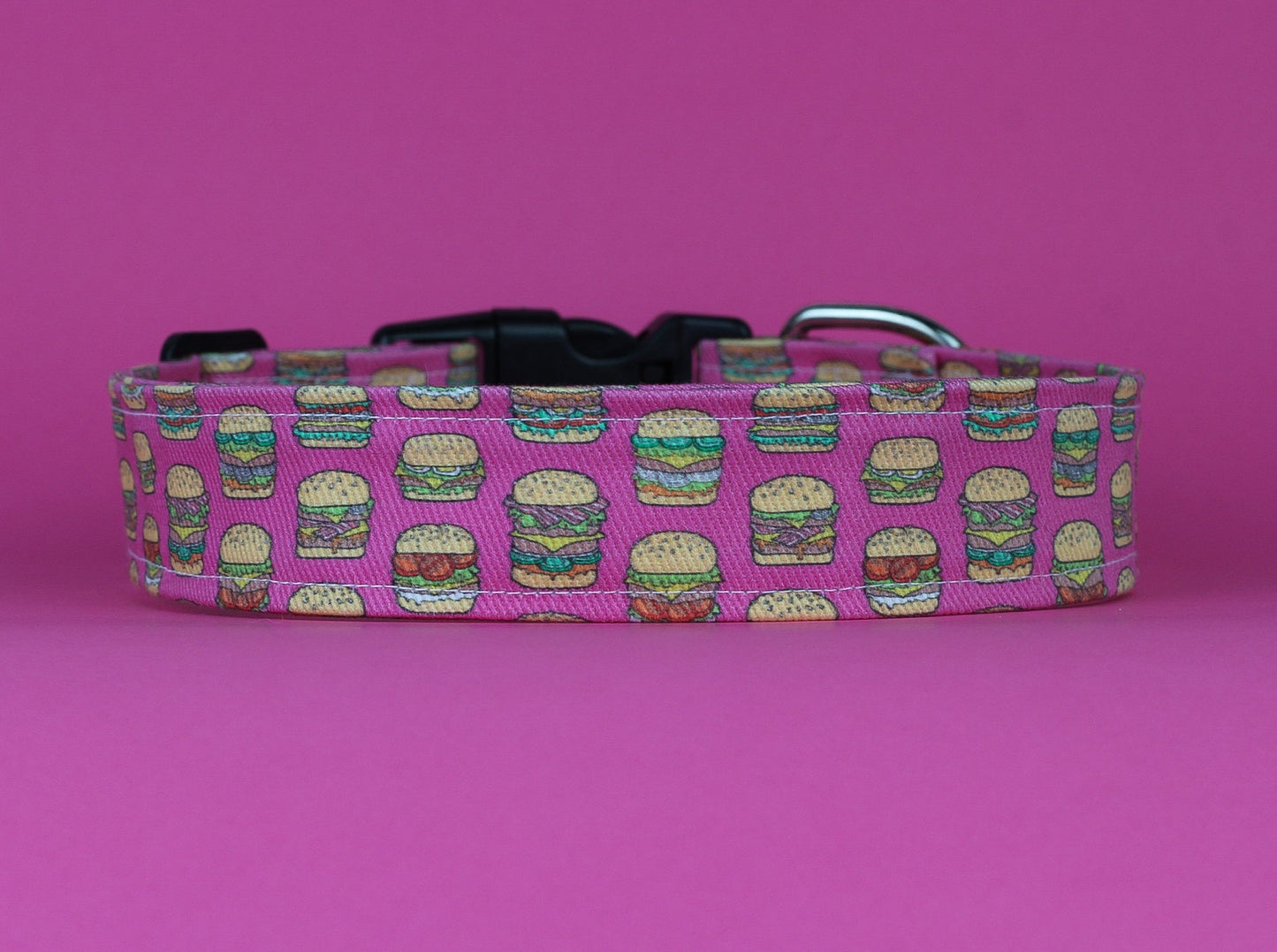 Burgers Pink Dog Collar One Size