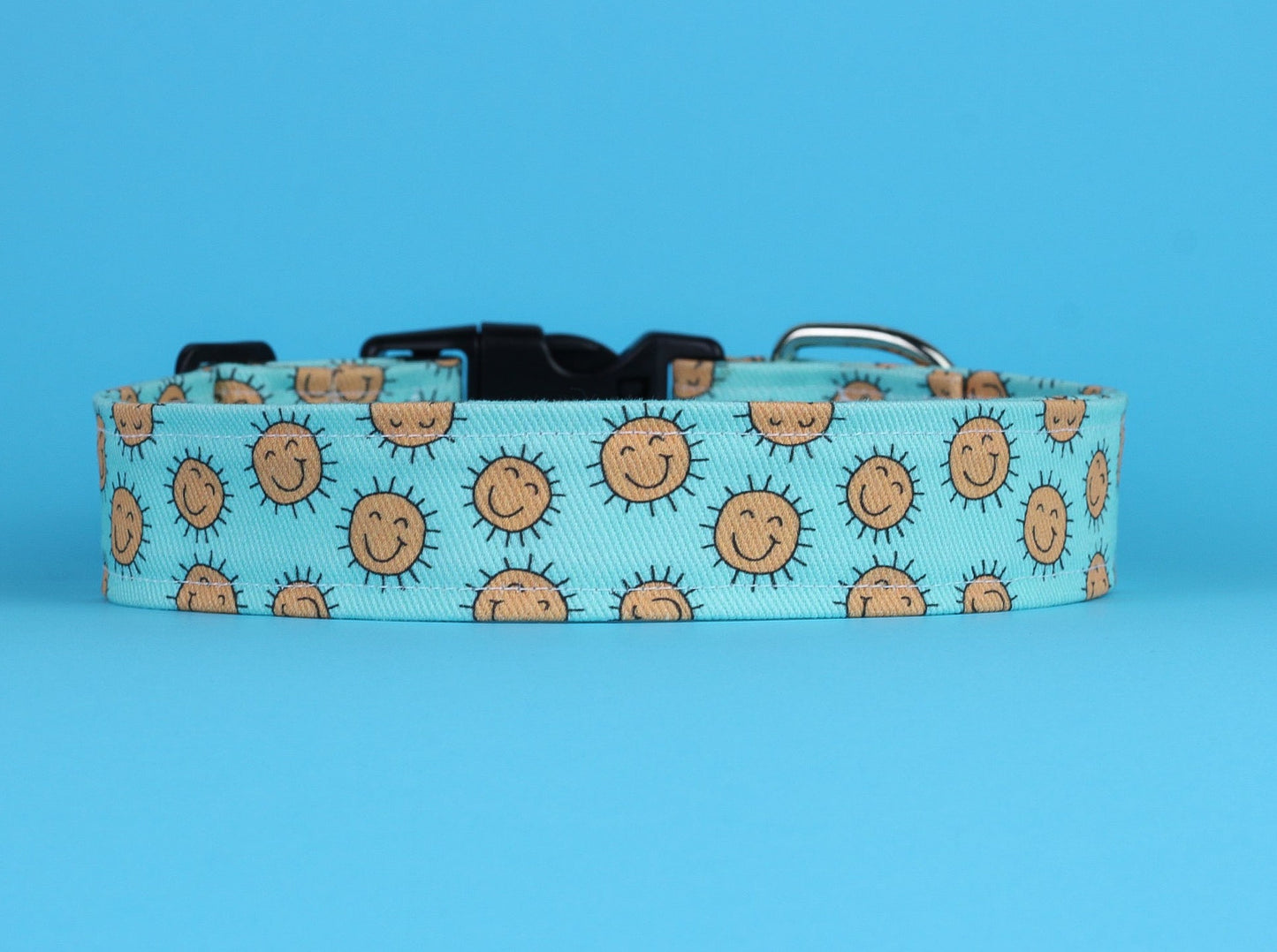 Smiley Suns Dog Collar